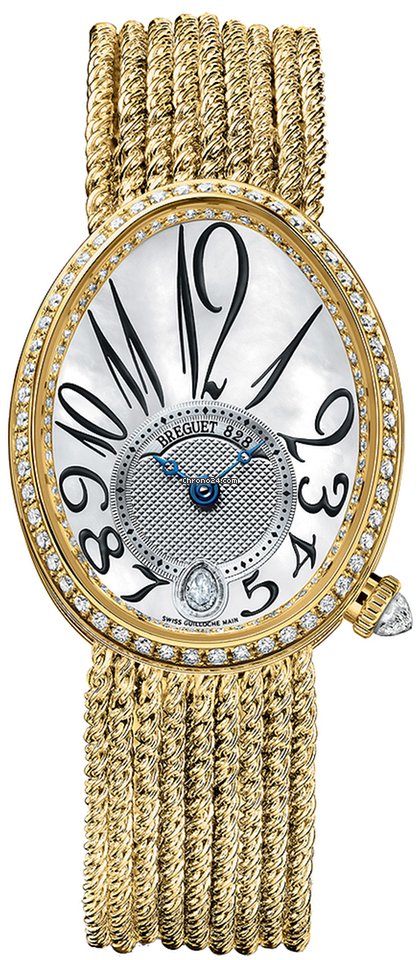 Breguet Reine de Naples Womens watch Automatic Yellow gold 8918ba 58 j39.d00d