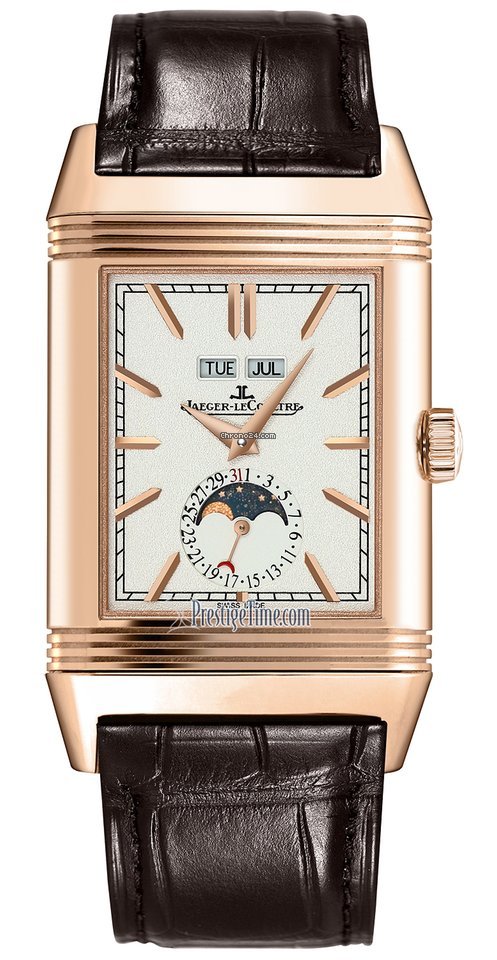 Jaeger-LeCoultre Reverso Mens watch Unisex Manual winding Rose gold 3912420 Tribute Calendar