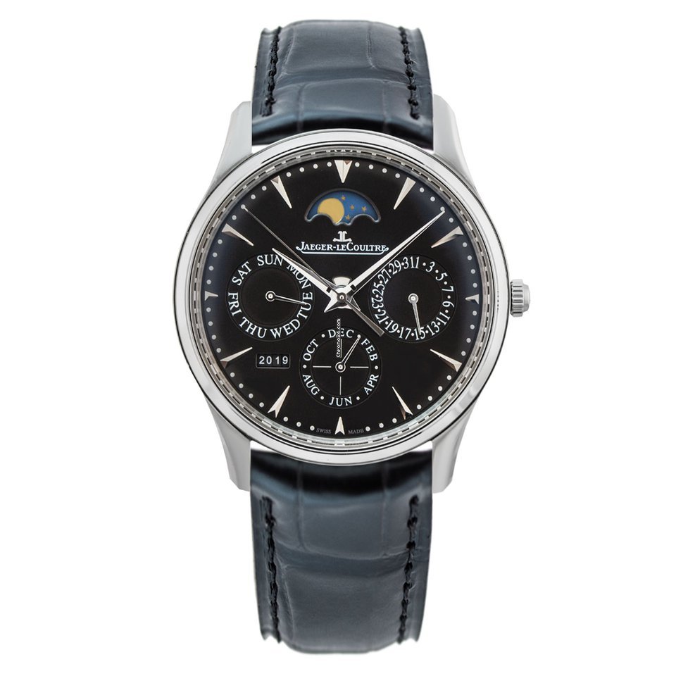 Jaeger-LeCoultre Master Ultra Thin Perpetual Mens watch Unisex Automatic Steel Q1308470 or 1308470