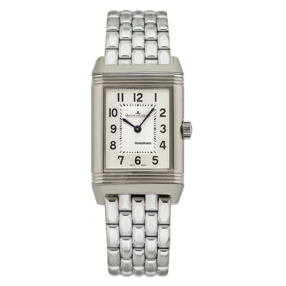 Jaeger-LeCoultre Reverso Classic Small Duetto Womens watch Manual winding Steel Q2668130 or 2668130