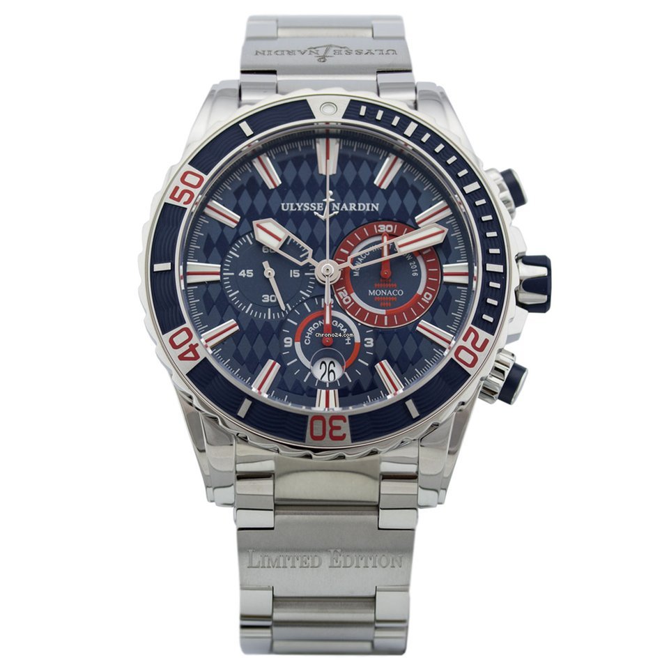 Ulysse Nardin Diver Chronograph Mens watch Unisex Automatic Steel 1503-151-7M-93-MON