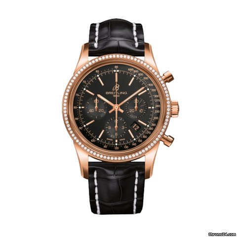 Breitling Transocean Chronograph Mens watch Unisex Automatic Red gold RB015253 BB16