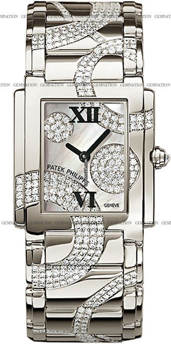 Patek Philippe Twenty~4 Womens watch Quartz White gold 4910-49G-001
