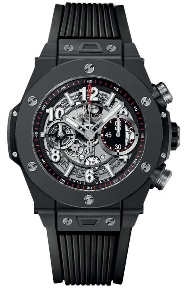 Hublot Big Bang Unico Mens watch Unisex Automatic Ceramic 411.ci.1170.rx Black Magic