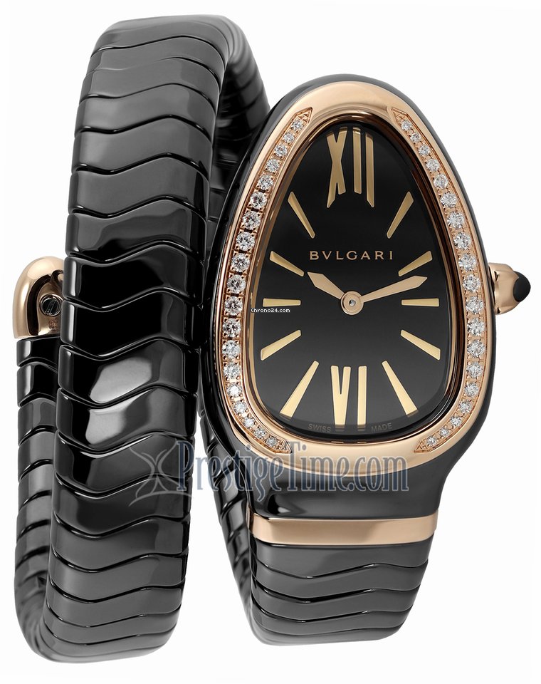 Bulgari Serpenti Womens watch Quartz Ceramic 102532 spc35bgdbcgd1.1t