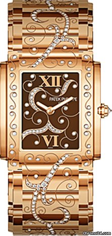 Patek Philippe Twenty~4 Womens watch Quartz Rose gold 4910 54R