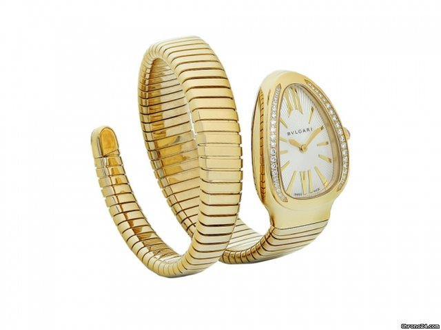 Bulgari Serpenti Womens watch Quartz Gold Steel SP35C6GDG1T