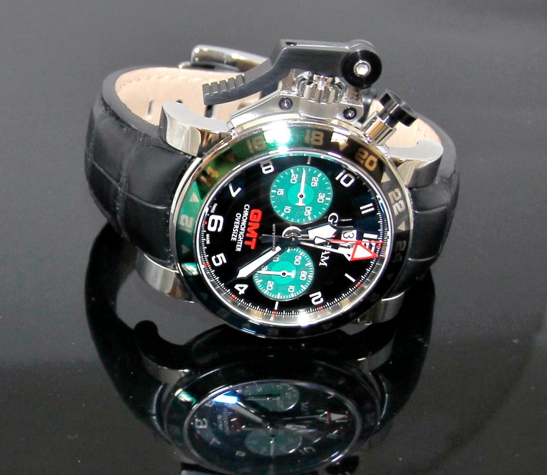 Graham Chronofighter Oversize Mens watch Unisex Automatic Steel 2OVGS.B12A