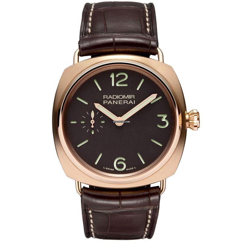 Panerai Radiomir Mens watch Unisex Manual winding Rose gold PAM00336