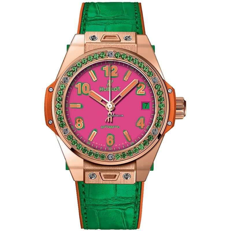 Hublot Big Bang Pop Art Womens watch Automatic Rose gold 465.OG.7398.LR.1222.POP16 APPLE