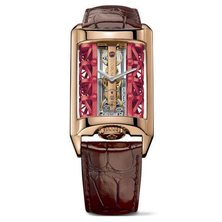 Corum Golden Bridge Mens watch Unisex Automatic Rose gold B313 03371 - 313.100.55 0F02 SB02R