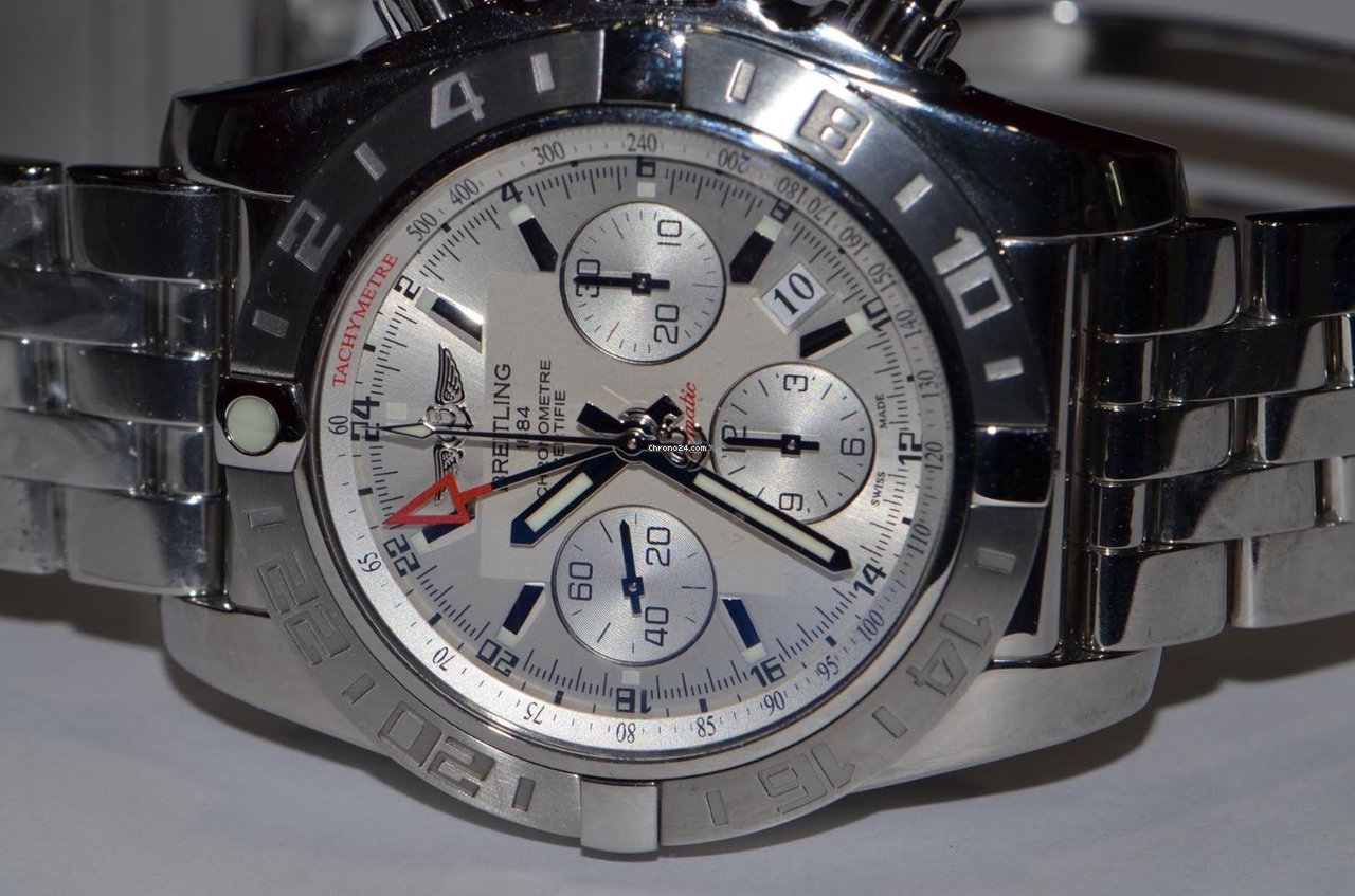 Breitling Chronomat 44 GMT Mens watch Unisex Automatic Steel AB042011