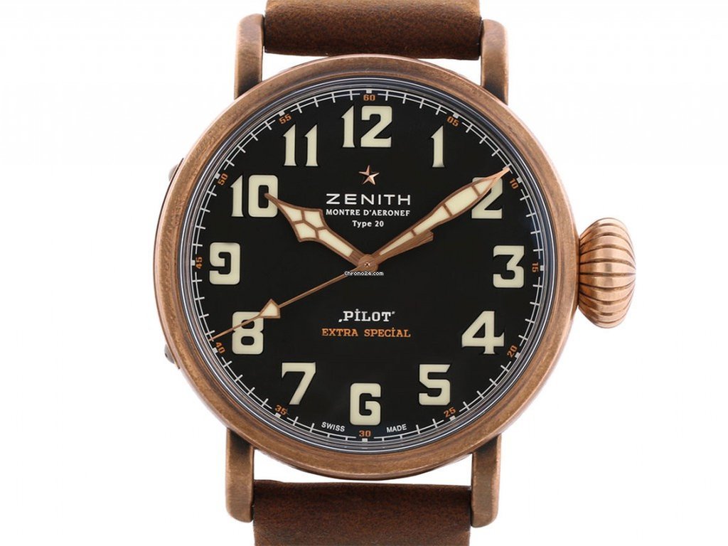 Zenith Pilot Type 20 Extra Special Mens watch Unisex Automatic Bronze 29.2430.679 21C753
