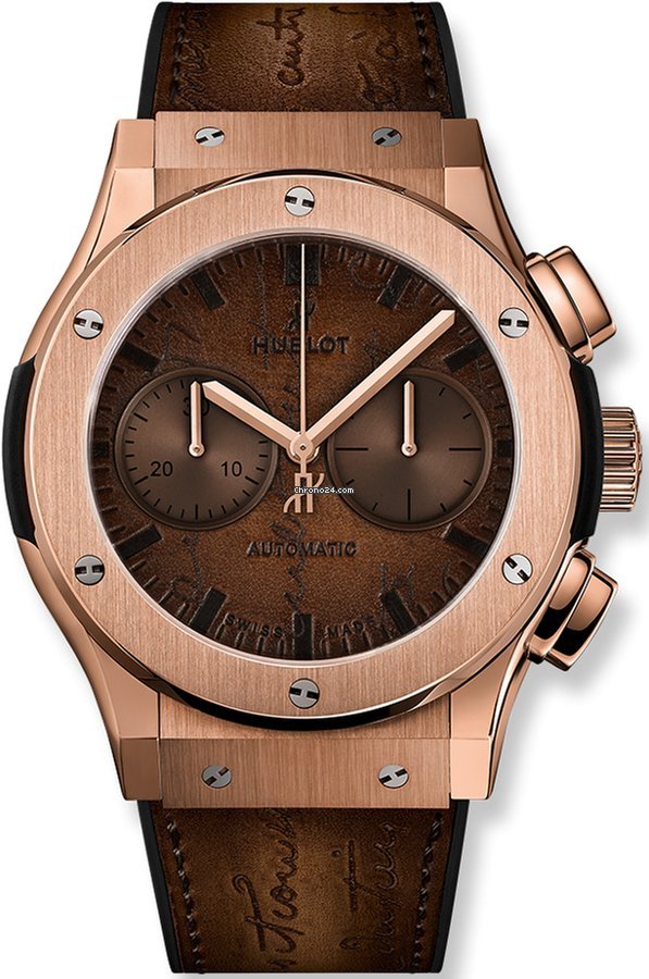 Hublot Classic Fusion Chronograph Mens watch Unisex Automatic Rose gold 521.ox.0500.vr.ber17 BERLUTI