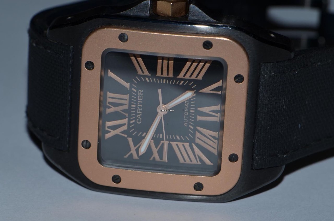 Cartier Santos 100 Mens watch Unisex Automatic Steel W2020007