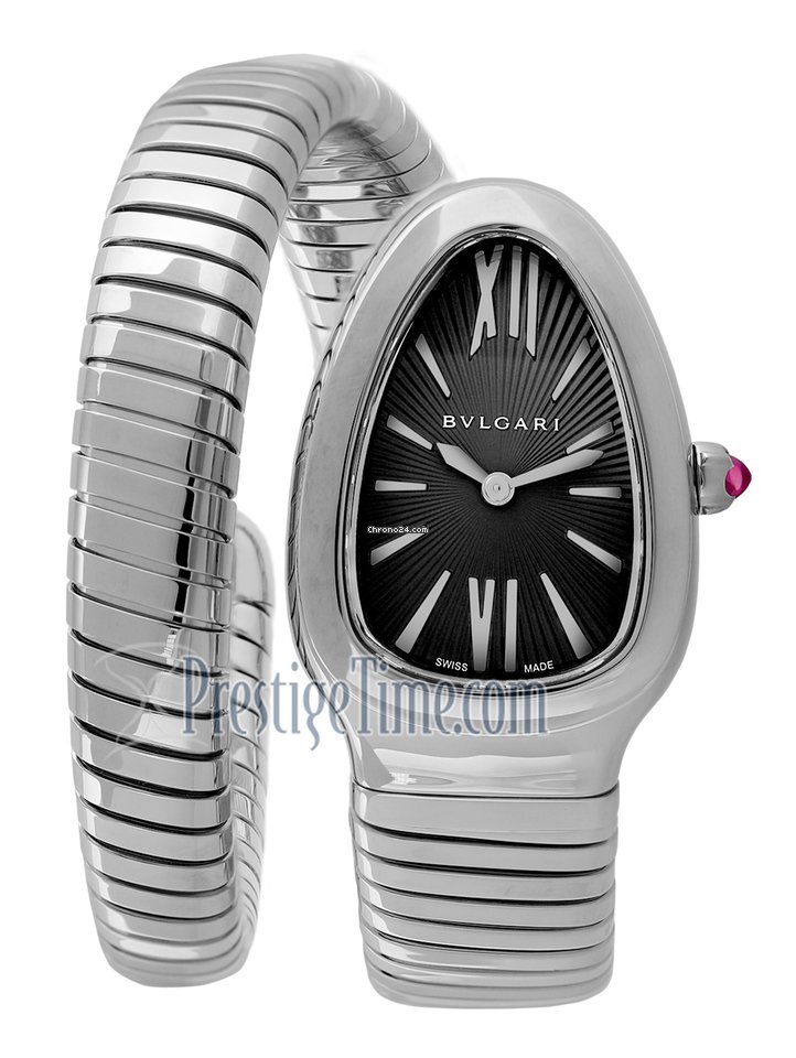 Bulgari Serpenti Womens watch Quartz Steel 102824 sp35bss.1t