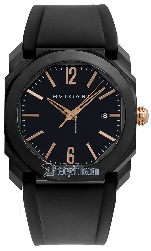 Bulgari Octo Mens watch Unisex Automatic Steel 102581 bgo41bbsvd ULTRANERO