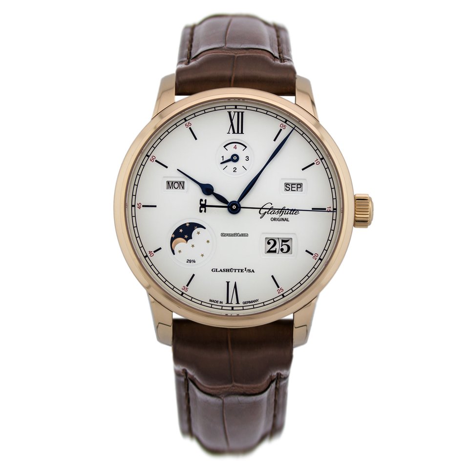 Glashtte Original Senator Excellence Mens watch Unisex Automatic Red gold 1-36-02-02-05-30 or 36-02-02-05-30