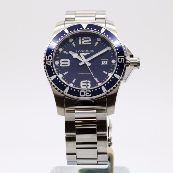 Longines HydroConquest Mens watch Unisex Quartz Steel L3.840.4.96.6