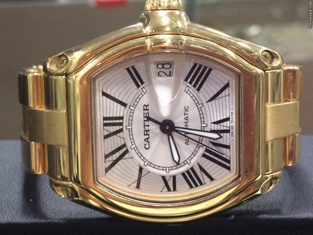 Cartier Roadster Automatic Yellow gold W62005V1