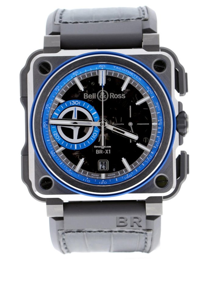 Bell & Ross BR-X1 Mens watch Unisex Automatic Titanium BRX1-AL-TI-BLU
