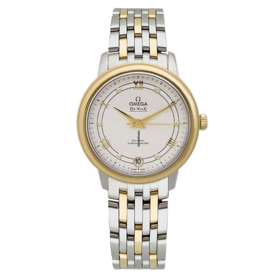 Omega De Ville Prestige Womens watch Automatic Gold Steel 424.20.33.20.52.001