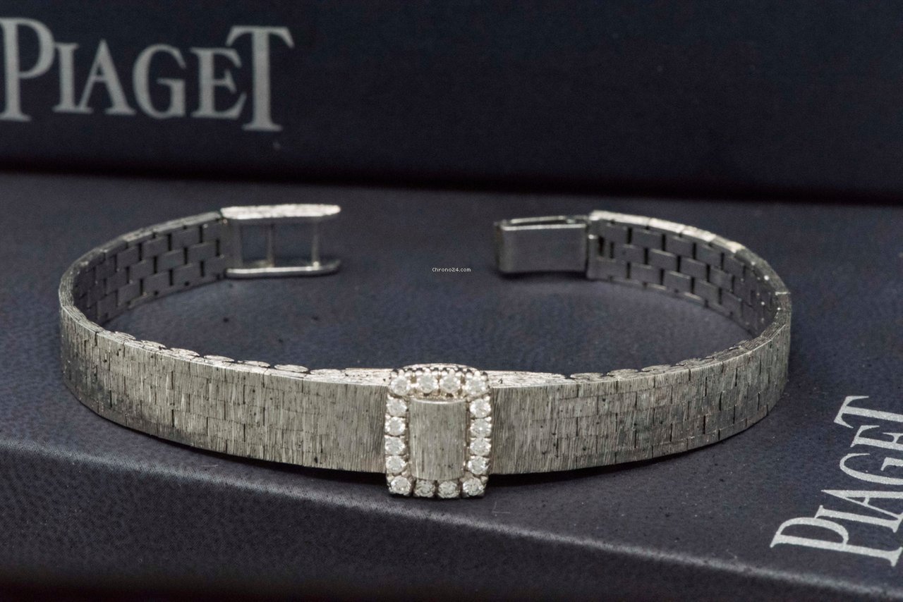 Piaget Womens watch Manual winding White gold 1960s Piaget Concealed Dial Diamond Set 18KT White Gold Ladi