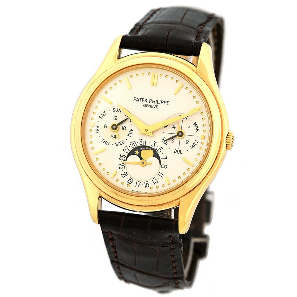 Patek Philippe Perpetual Calendar Mens watch Unisex Automatic Yellow gold 3940 J
