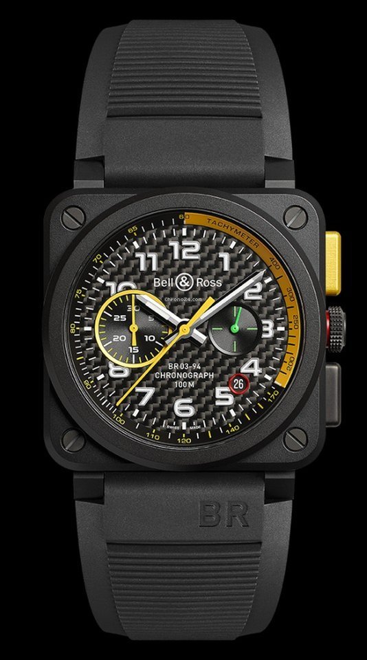 Bell & Ross BR 03-94 Chronographe Mens watch Unisex Automatic Ceramic BR 03-94 RS17