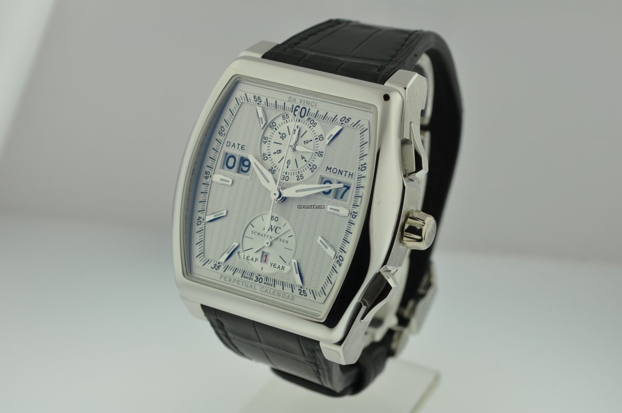 IWC Da Vinci Perpetual Calendar Digital Date-Month Mens watch Unisex Manual winding Platinum IW376101