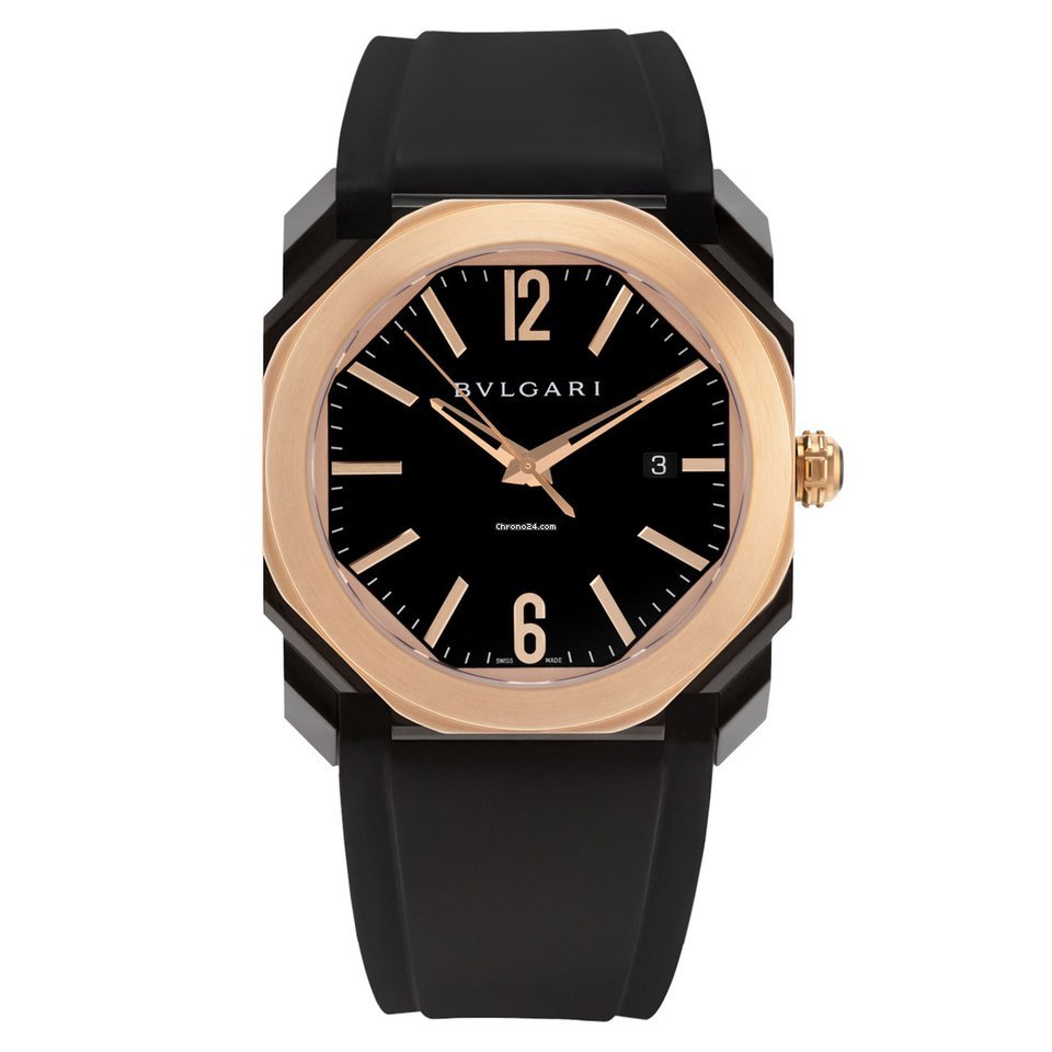 Bulgari Octo Mens watch Unisex Automatic Gold Steel 102485 BGO41BBSPGVD