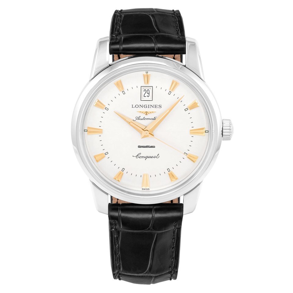 Longines Conquest Heritage Mens watch Unisex Automatic Steel L1.645.4.75.4