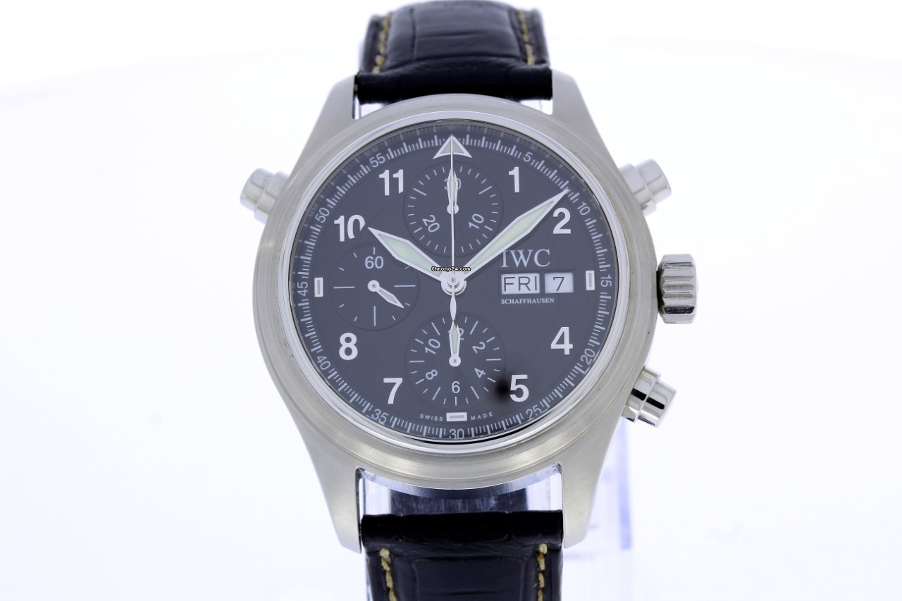 IWC Pilot Double Chronograph Automatic Steel IW371333