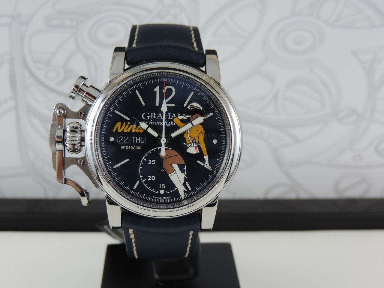 Graham Chronofighter Mens watch Unisex Automatic Steel 2CVAS.U04A.L129S