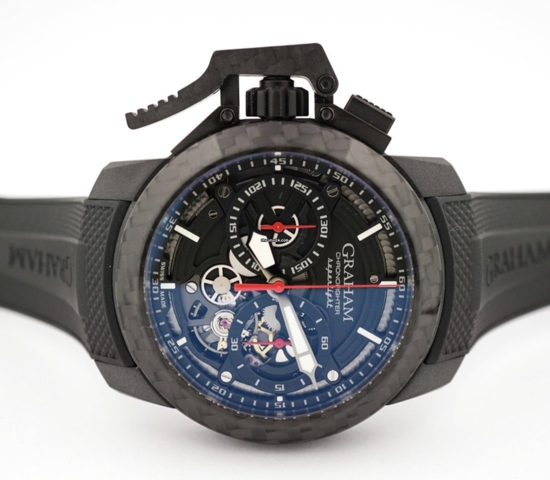 Graham Chronofighter Oversize Mens watch Unisex Automatic Carbon 2CCBK.B25A