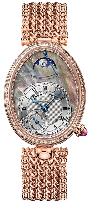Breguet Reine de Naples Womens watch Automatic Rose gold 8908br 5t j20 d000