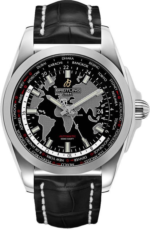 Breitling Galactic Unitime Mens watch Unisex Automatic Steel WB3510U4 BD94-744P
