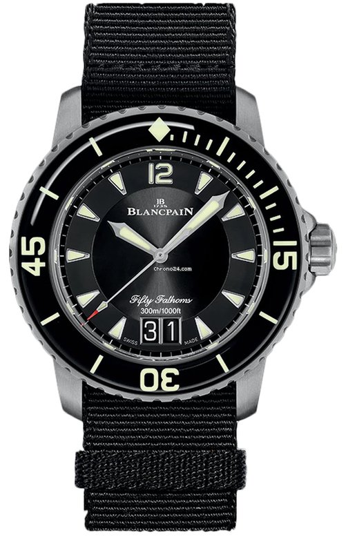 Blancpain Fifty Fathoms Mens watch Unisex Automatic Titanium 5050-12b30-naba