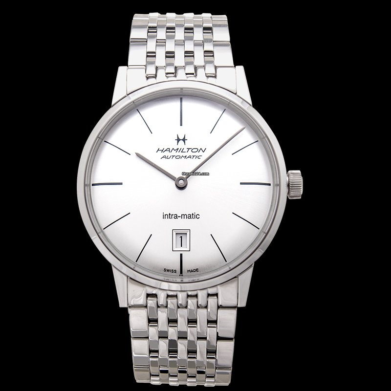 Hamilton Intra-Matic Mens watch Unisex Automatic Steel H38455151
