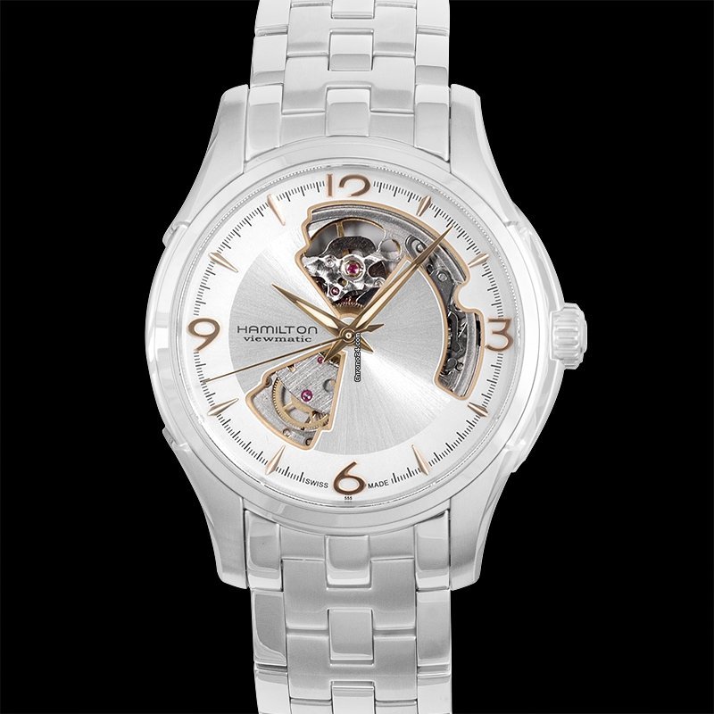 Hamilton Jazzmaster Open Heart Mens watch Unisex Automatic Steel H32565155
