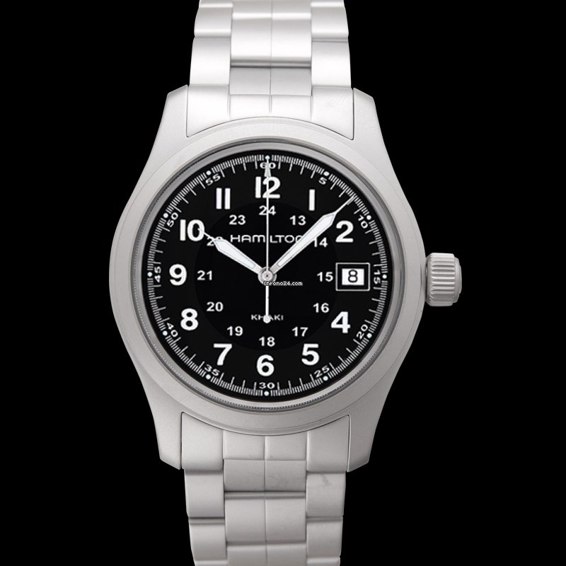 Hamilton Khaki Field Mens watch Unisex Quartz Steel H68411133