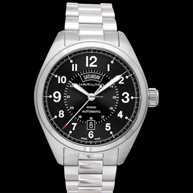 Hamilton Khaki Field Day Date Mens watch Unisex Automatic Steel H70505133
