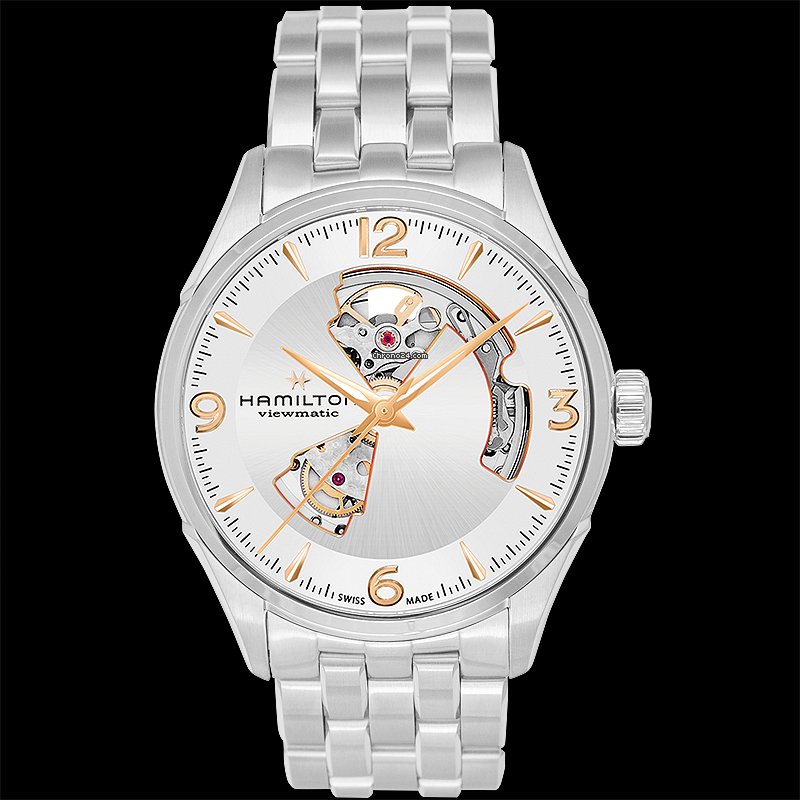 Hamilton Jazzmaster Open Heart Mens watch Unisex Automatic Steel H32705151