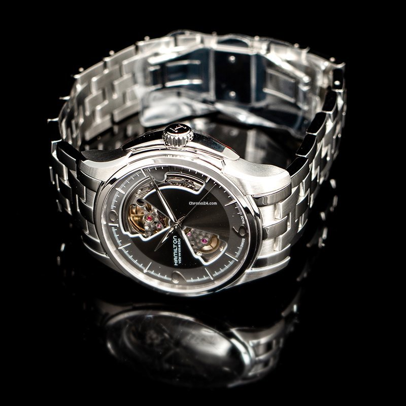 Hamilton Jazzmaster Open Heart Mens watch Unisex Automatic Steel H32565185