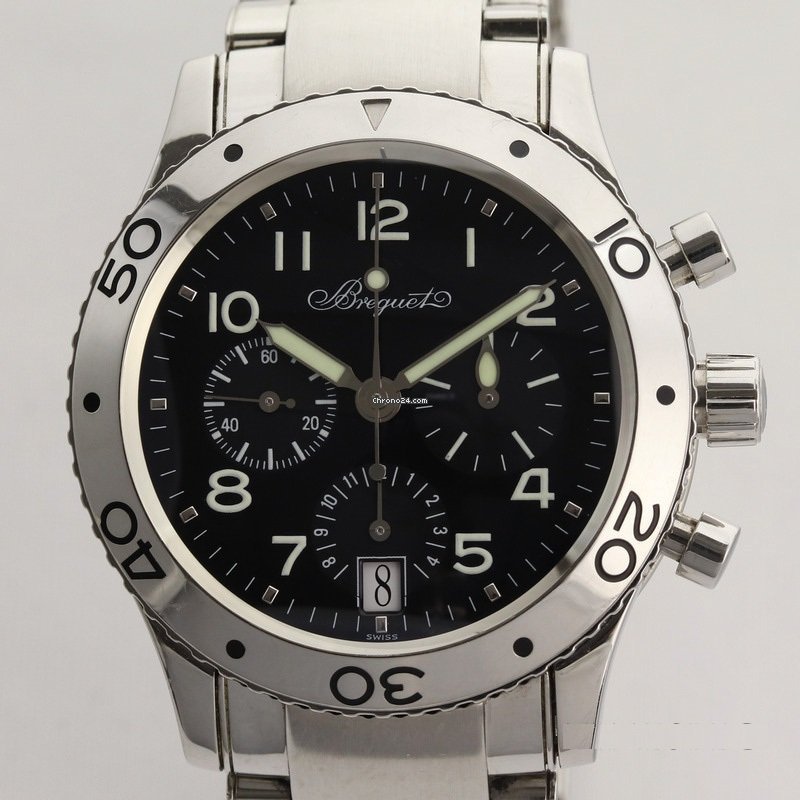 Breguet Type XX - XXI - XXII Mens watch Unisex Automatic Steel 3820ST H2 SW9