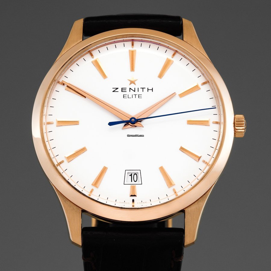 Zenith Captain Central Second Mens watch Unisex Automatic Rose gold 18.2020.670 11.C498