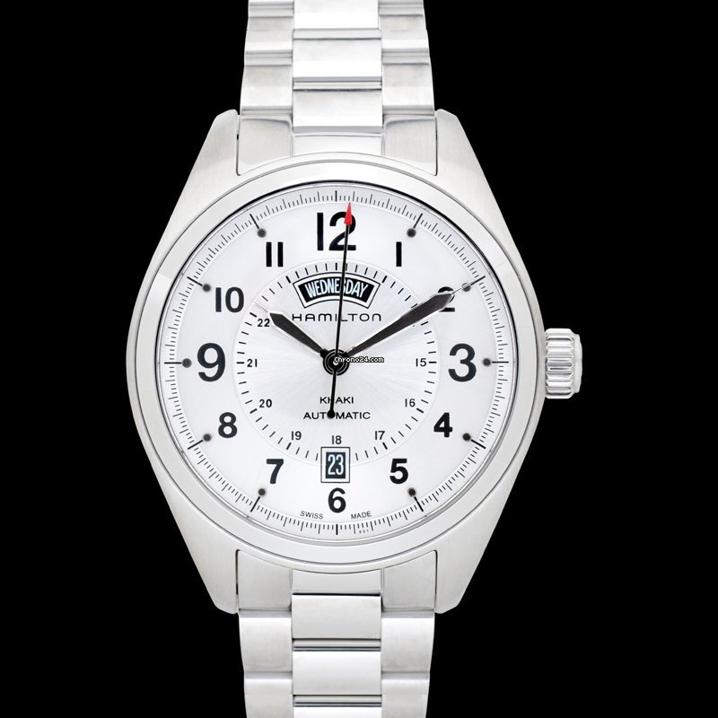 Hamilton Khaki Field Day Date Mens watch Unisex Automatic Steel H70505153