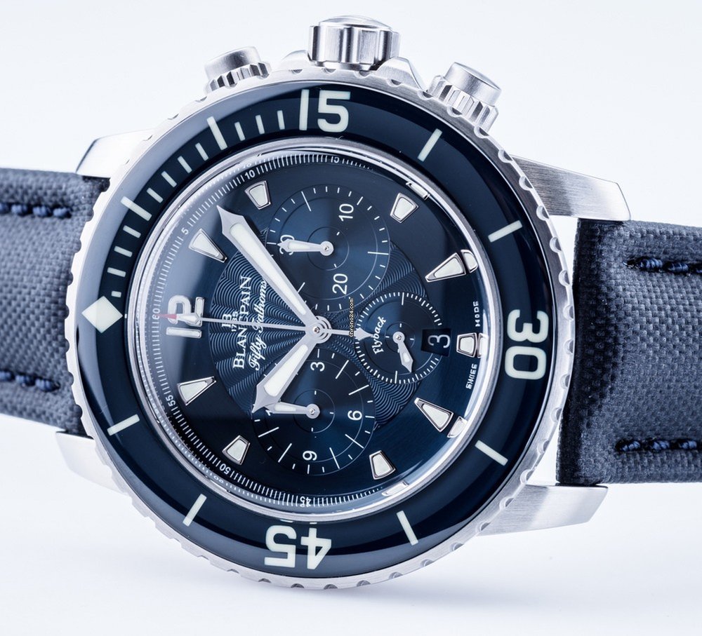 Blancpain Fifty Fathoms Mens watch Unisex Automatic Steel 5085FB-1140-52B