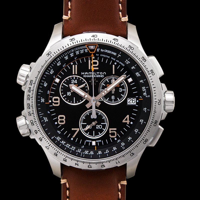 Hamilton Khaki X-Wind Mens watch Unisex Quartz Steel H77912535