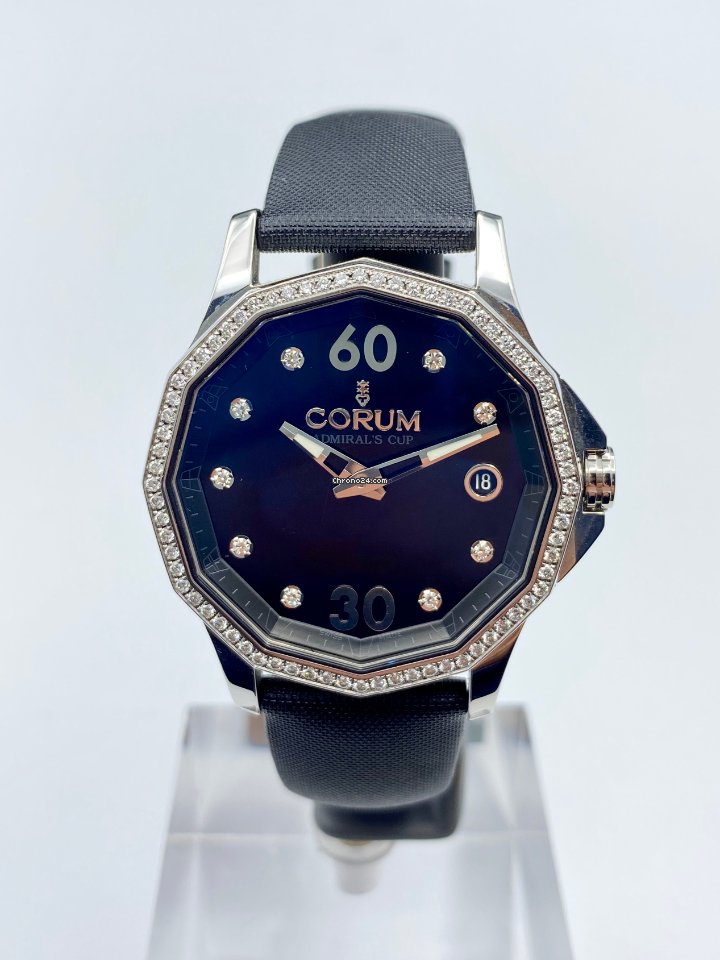 Corum Admirals Cup Legend 38 Womens watch Automatic Steel 082.101.47 0F41 PN11